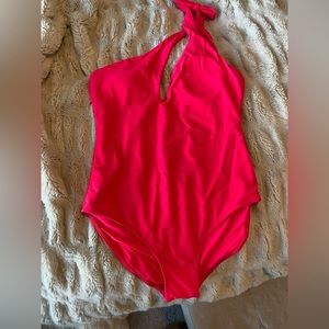 Pink Lily One piece Swimsuit. Never worn! Large.